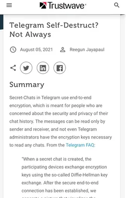 Telegram для macOS может сохранять самоуничтожающиеся сообщения | Telegram  Info | Дзен