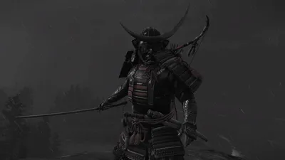 Черная броня самурая - 60 фото