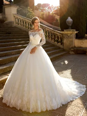 Шикарное свадебное платье Nilda | Купить свадебное платье в салоне Валенсия  (Москва)