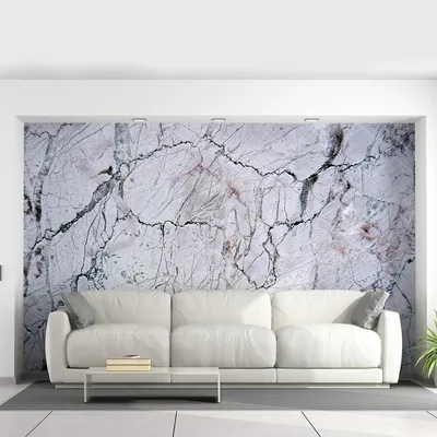 Фотообои с серым мраморным изображением Обои с каменным эффектом мрамора  Декор интерьера - 390 х 280 см цена | kaup24.ee