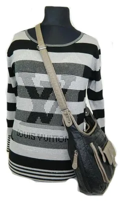 Купить синюю кожаную сумку с тиснением Sara Burglar в интернет-магазине в  Майкопе