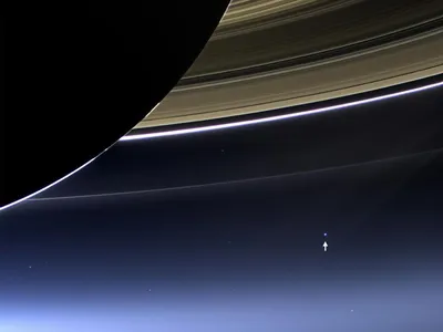 Фантастические фото Сатурна, сделанные Cassini | Пикабу