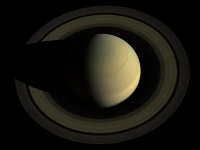 Настоящее фото Сатурна | Пикабу