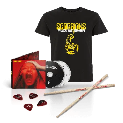 Scorpions - Offizieller Shop - Rock Believer - Scorpions - Superbundle 2CD  + Scorpions Shirt