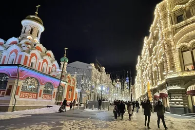 Рождественские огни Москвы - экскурсионный тур выходного дня в Москву на  Рождество - Сборные туры в Москву