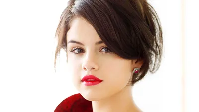 Selena Gomez Обои 4K, Это не я, Черный фон