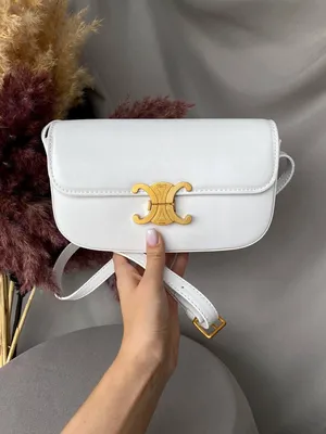 Черная женская сумка Celine из натуральной кожи - Laurellshop