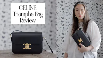 Celine Triomphe Mini Shiny Calfskin Crossbody Bag (Shoulder bags,Cross Body  Bags) IFCHIC.COM