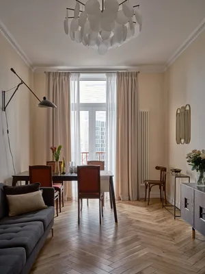 Правильная квартира в сталинском доме: дух времени, винтажная мебель и вид  на Сити — designchat.com
