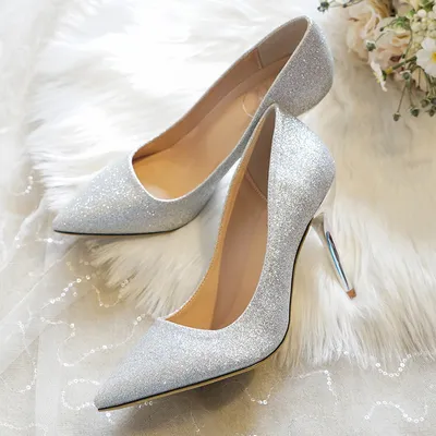 Silver Wedding Shoes: 29 Best Ideas [2023 Guide + FAQs]