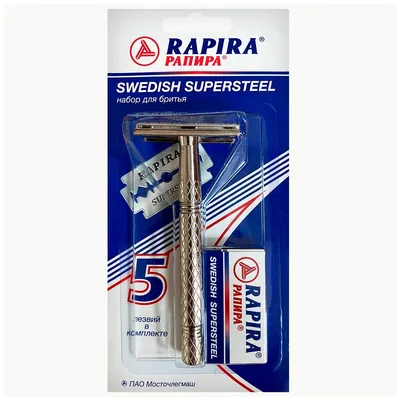 ➤ Т-образная бритва Rapira Swedish Supersteel отзывы покупателей — 47  честных отзывов!