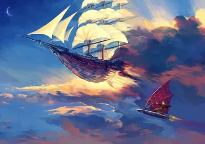 Картинка фрегата с парусами - 77 фото