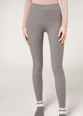 Ribbed Leggings with Cashmere - Calzedonia