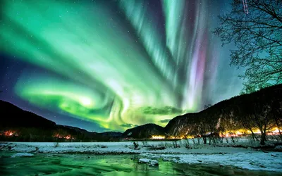 Картинка Северное сияние в Норвегии » Норвегия картинки скачать бесплатно  (30 фото) - Картинки 24 » Картинки 24 - скачать картинки бесплатно