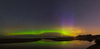 ФОТО: небо Эстонии окрасило северное сияние | Эстония | ERR