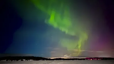 Северное сияние озарило финское небо – смотрите фото из разных уголков  страны | Новости | Yle Uutiset