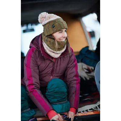 Шапка Buff Knitted and Fleece Band Hat Janna, Air — купить недорого