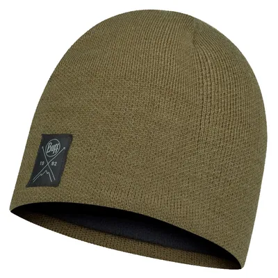 Купить шапку Buff Knitted and Fleece Band Hat Solid, Bark недорого в