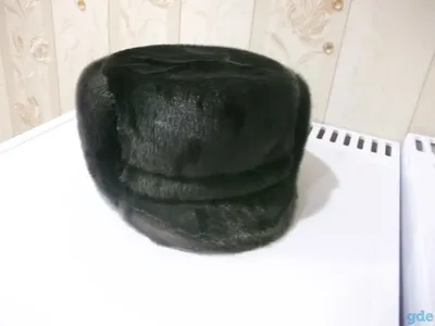 Норковая кепка - Капитанка, купить кепку из норки, меховая фуражка