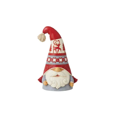 Northlight 18\" Gnome with Red and Black Flip Sequin Hat Christmas  Decoration - Walmart.com