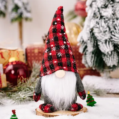Christmas Sitting Gnome Ornament With Green Hat Made Of Resin NWOT | eBay