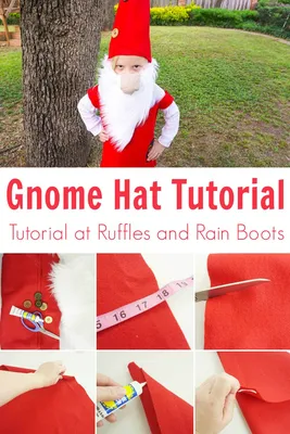 DIY Christmas Gnome in 10 Minutes (Free Pattern)
