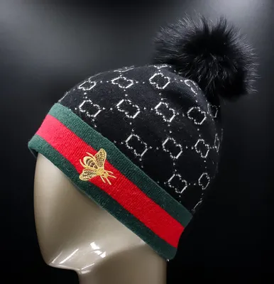 Gucci Striped Wool Hat w/ Tags