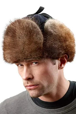 Меховая шапка из ондатры, песца и чернобурки \"Перо\" коричневая  (ID#1658121263), цена: 1700 ₴, купить на Prom.ua