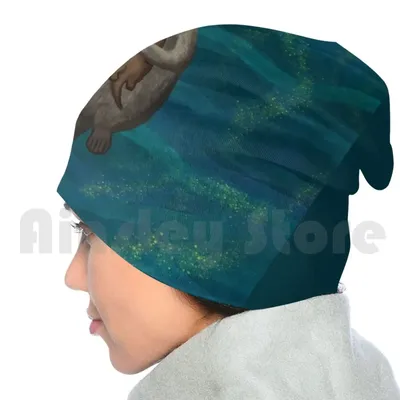 Морская выдра с детскими шапками, вязаная шапка в стиле хип-хоп, морская  выдра, морские выдры, выдры, детская морская выдра, моппер, океан, морской  | AliExpress