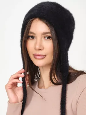 Головной убор меховой 15922727 шапка Очарование соболь чёрный, норка -  купить в Москве по выгодной цене