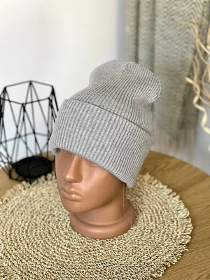 Вязаная шапка лопатка без подклада Иветти купить по цене 499 ₽ в  интернет-магазине KazanExpress
