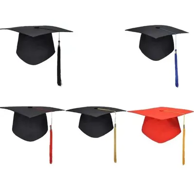 652F Выпускная шапка GRAD Бакалавр 2023 Выпускная кепка с кисточкой для  выпускников Бакалавр средней школы Кепка магистра | AliExpress