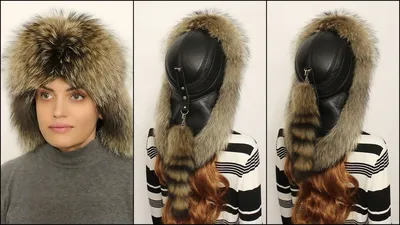 Шапка малахай черный волк от Animal-hoods.ru