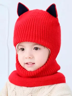 Шапка невидимка Шапка-шлем для мальчика зима осень с ушками