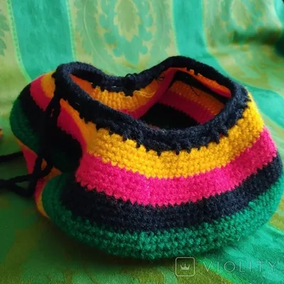 Шапка-бини Bob Marley Jamaica Rasta Slouch, теплая шапка-берет, зимняя  мешковатая шапка-регги в разноцветную полоску в стиле хип-хоп | AliExpress