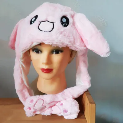 Игрушка-шапка Кролик с двигающимися ушами и подсветкой купить с доставкой  по выгодной цене - 690 руб.