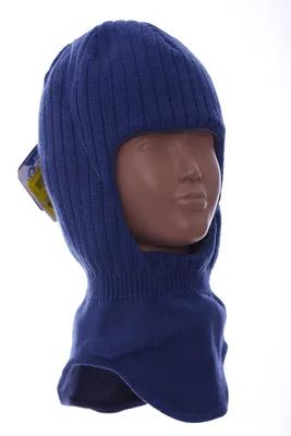 Журавлик Шапка-шлем для малыша зима детская для девочки мальчика