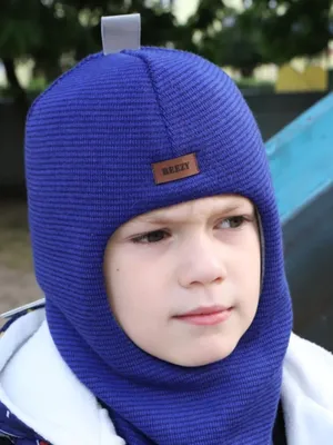 Журавлик Шапка-шлем для малыша зима детская для мальчика теплая