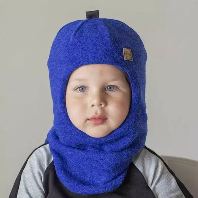 OSHAR Шапка-шлем зимняя для мальчика детская балаклава