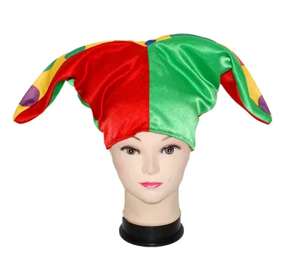 Колпак карнавальный Скоморох - купить по доступным ценам в  интернет-магазине OZON (351909899)