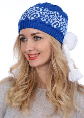 Купить шапку снегурочки ТД-202 синюю