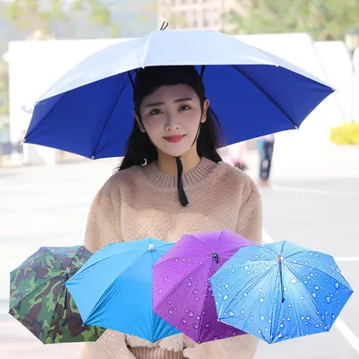 Umbrella Hat, Hands Free Umbrella Cap For Adults And Kids, Fishing Golf  Gardening Sunshade Outdoor Headwear | Fruugo NO