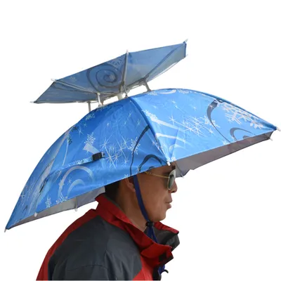 Зонт для головы / Головной / Зонт-шляпа WonderSHOP 31466113 купить за 410 ₽  в интернет-магазине Wildberries