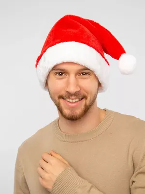 Новогодняя шапка Деда Мороза купить по низким ценам в интернет-магазине  Uzum (784905)