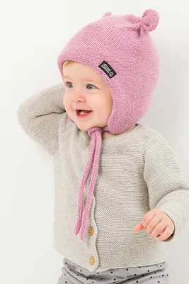 ГИМАЛАИ, вязаная шапка с флисовым подкладом для детей | prostoshapka.ru