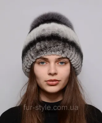 Модная женская шапка из кролика (Rex) \"Рекс-бубон\" (ID#343514240), цена:  1650 ₴, купить на Prom.ua