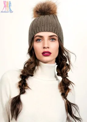 Женская шапка и прическа | Winter hats, Fashion, Hats