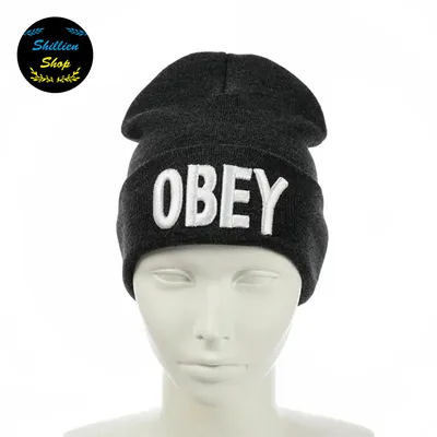 Молодежная шапка бини - ОБЕЙ / OBEY - Темно-серый (ID#1770671981), цена:  300 ₴, купить на Prom.ua
