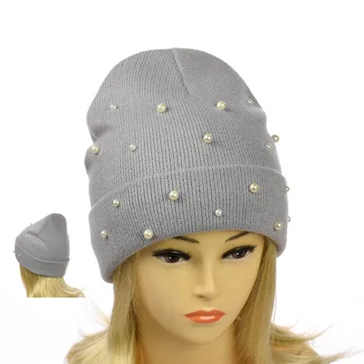 Купить Женская шапка с отворотом ''Николь'' MS 19-024 | Доставка по Украине  ( Bogema )