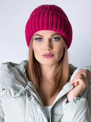 Женская стильная вязаная шапка с отворотом цвета пыльная роза  (ID#1694804629), цена: 368 ₴, купить на Prom.ua